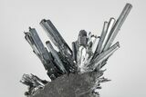Metallic Stibnite Crystal Spray On Matrix - China #175895-2